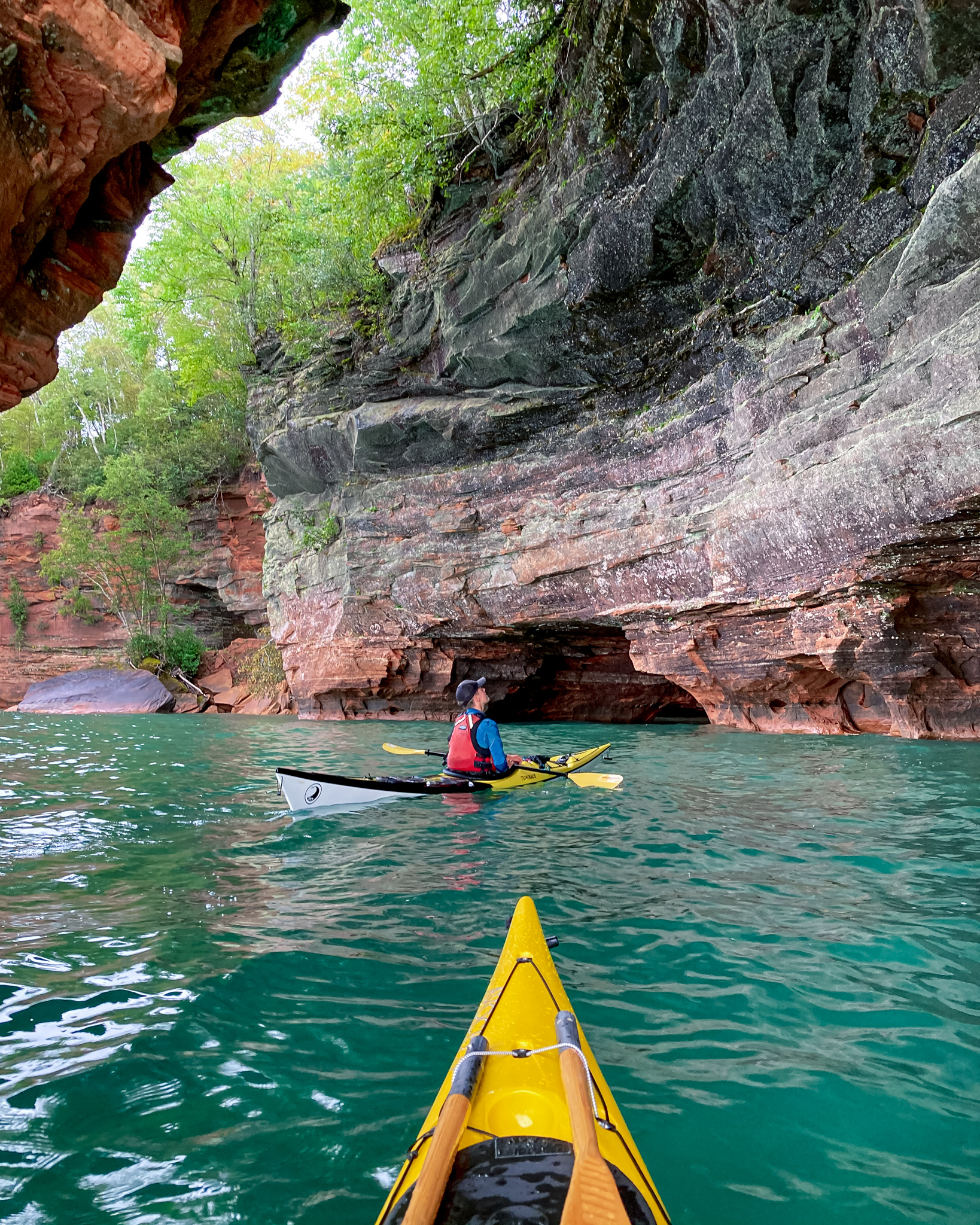 Cathedral Arch in the apostle islands national lakeshore