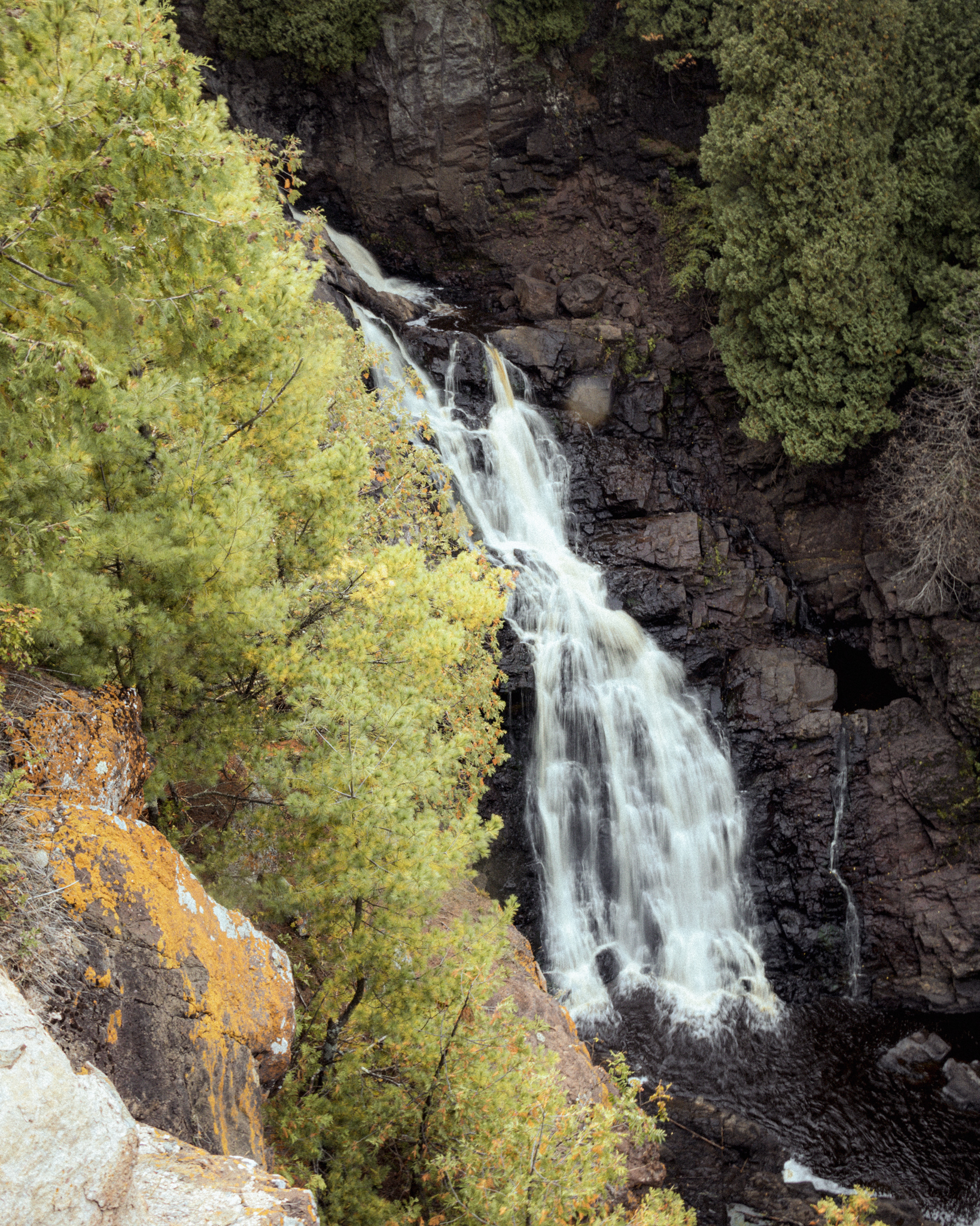 Big Manitou Falls in Pattison State Park, the tallest waterfall in the Midwest