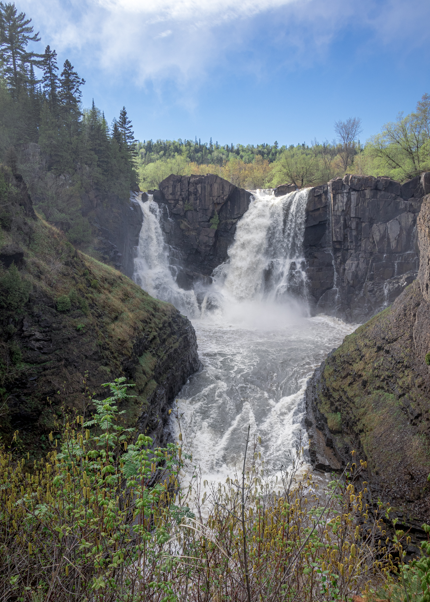 High Falls in Grand Portage Hike