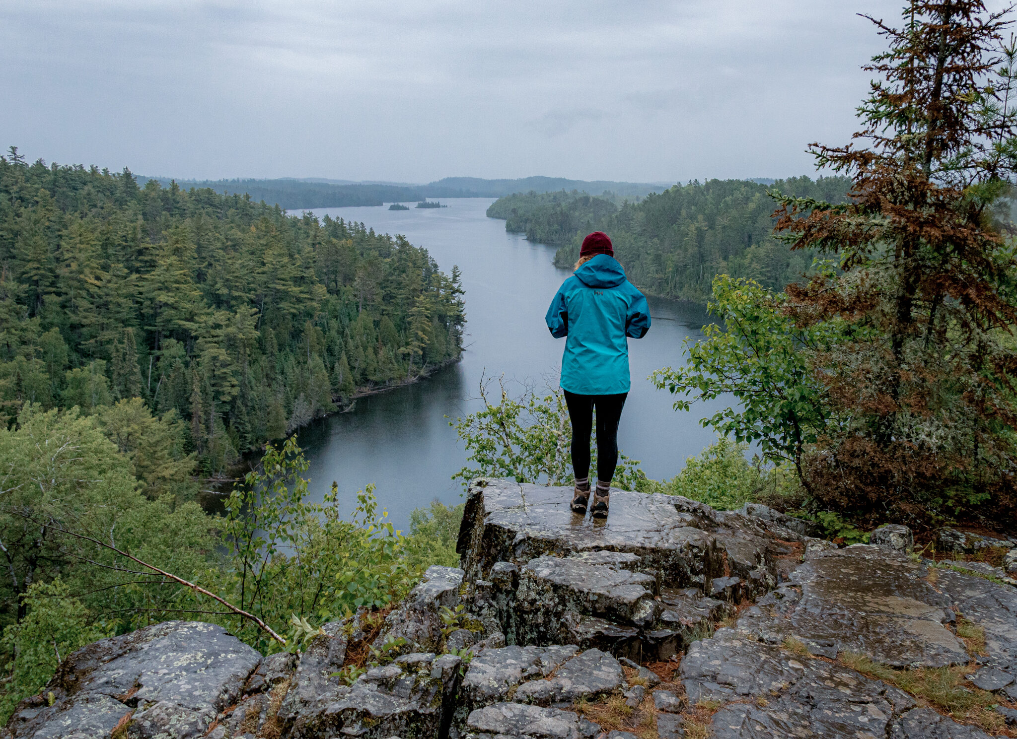 Hike Caribou Rock Trail near Grand Marais