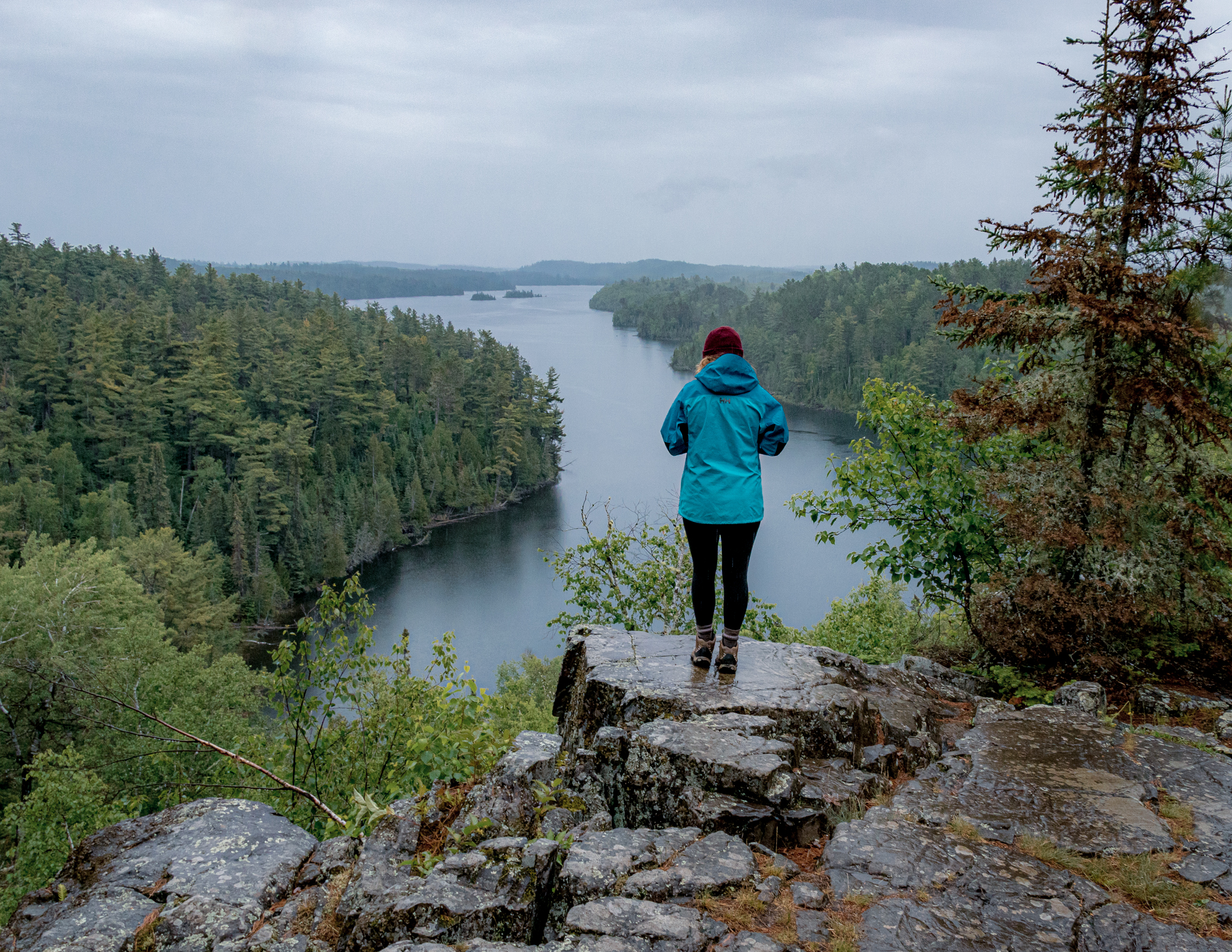 Hike Caribou Rock Trail near Grand Marais