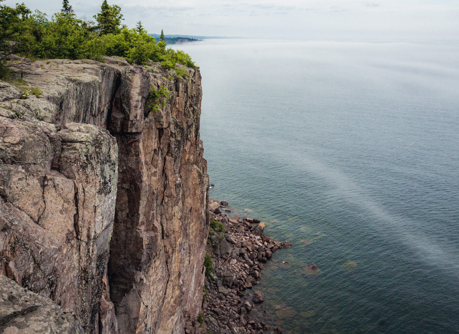 Palisade Head at Tettegouche State Park on the North Shore of Minnesota