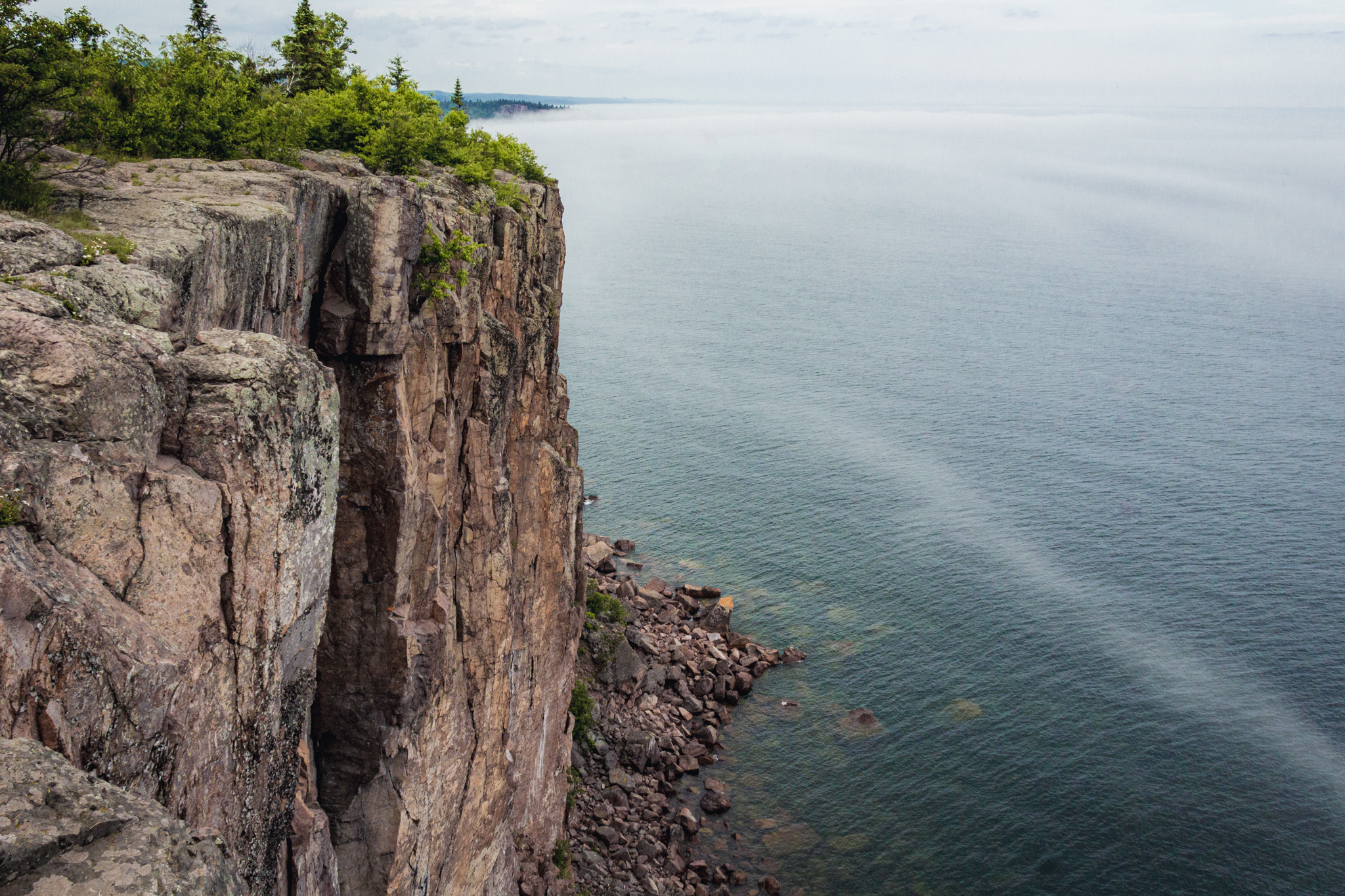Palisade Head at Tettegouche State Park on the North Shore of Minnesota