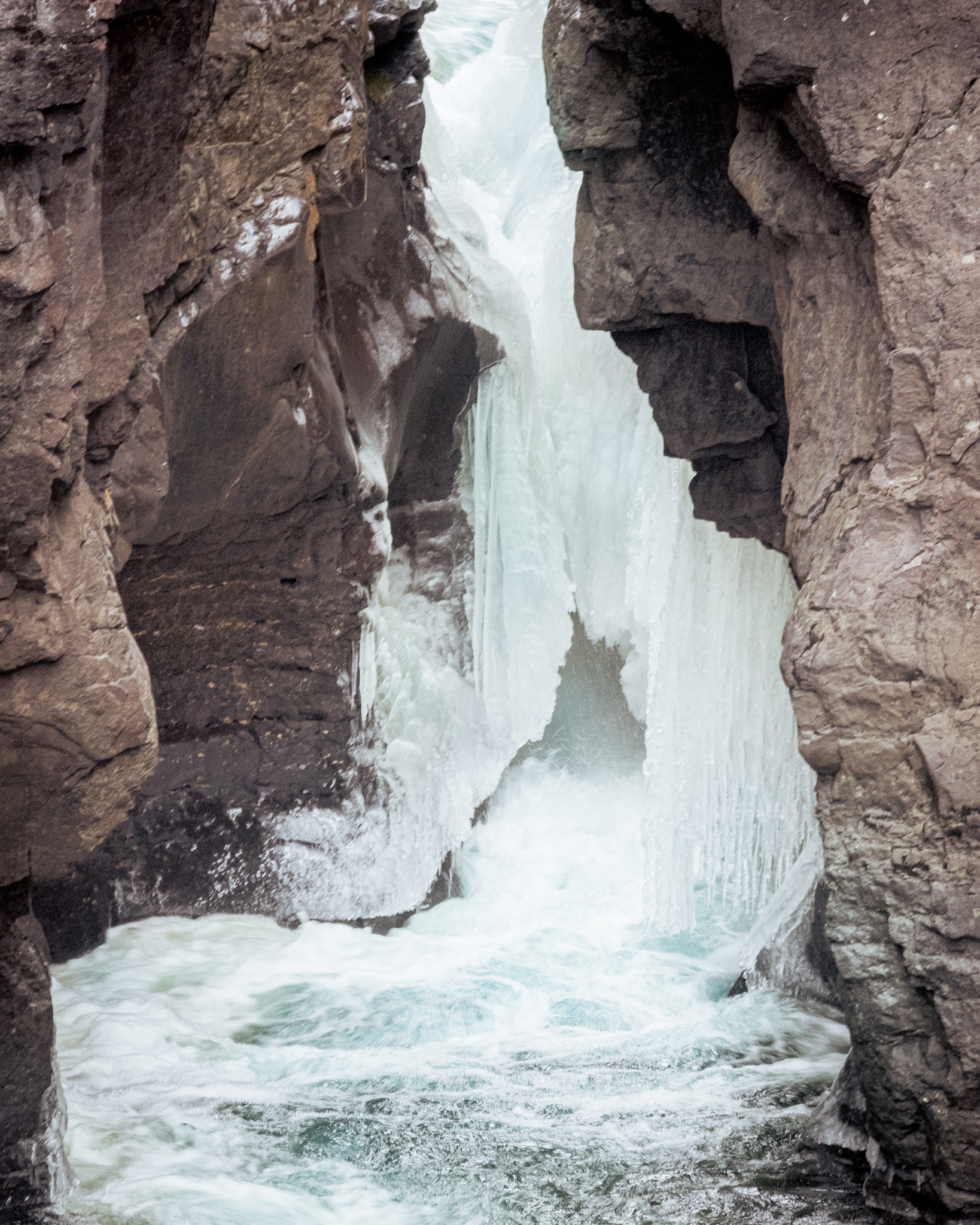 Hidden Falls at Temperance River State Park on the North Shore of Minnesota