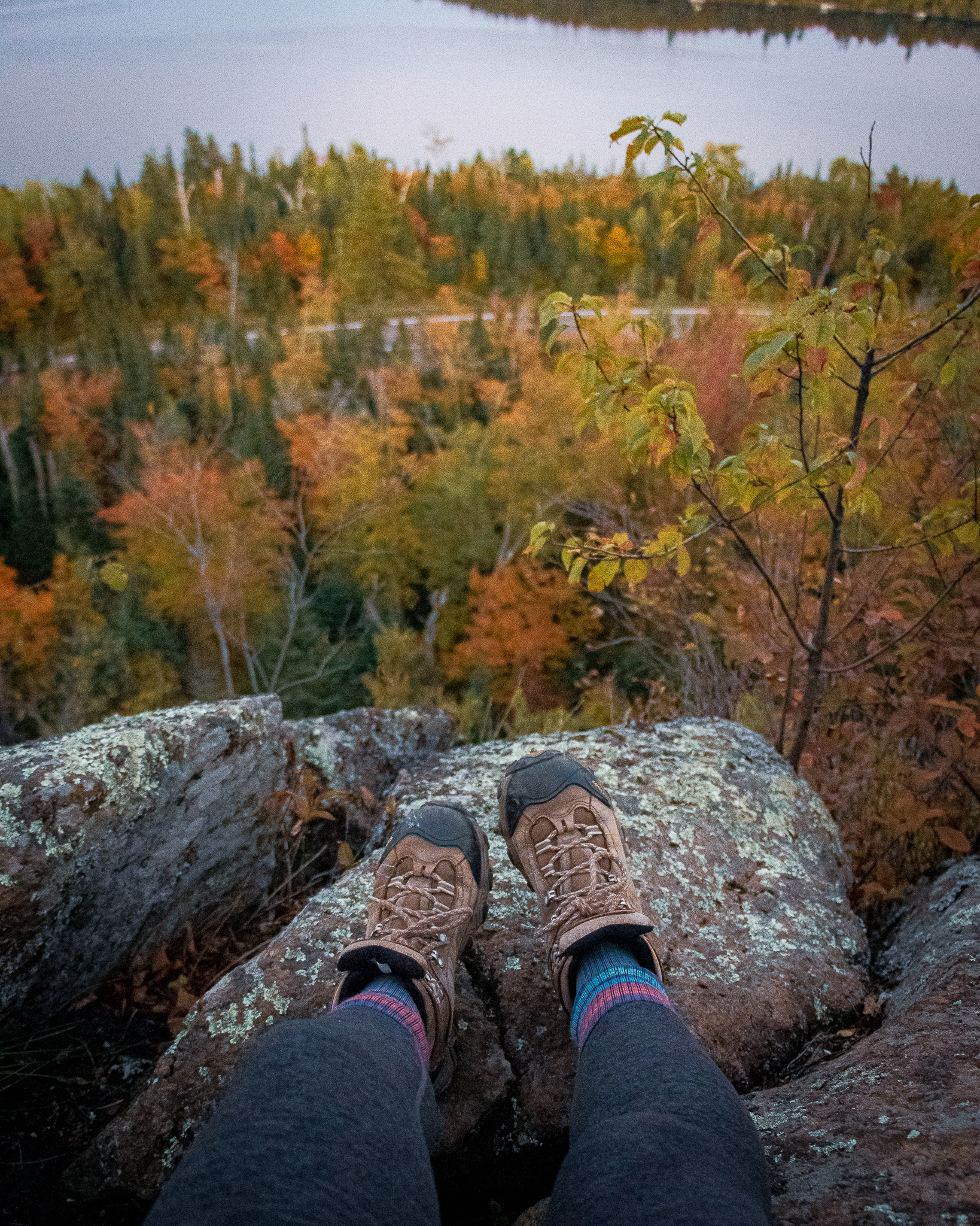 White Sky Rock overlook on the north shore of Minnesota