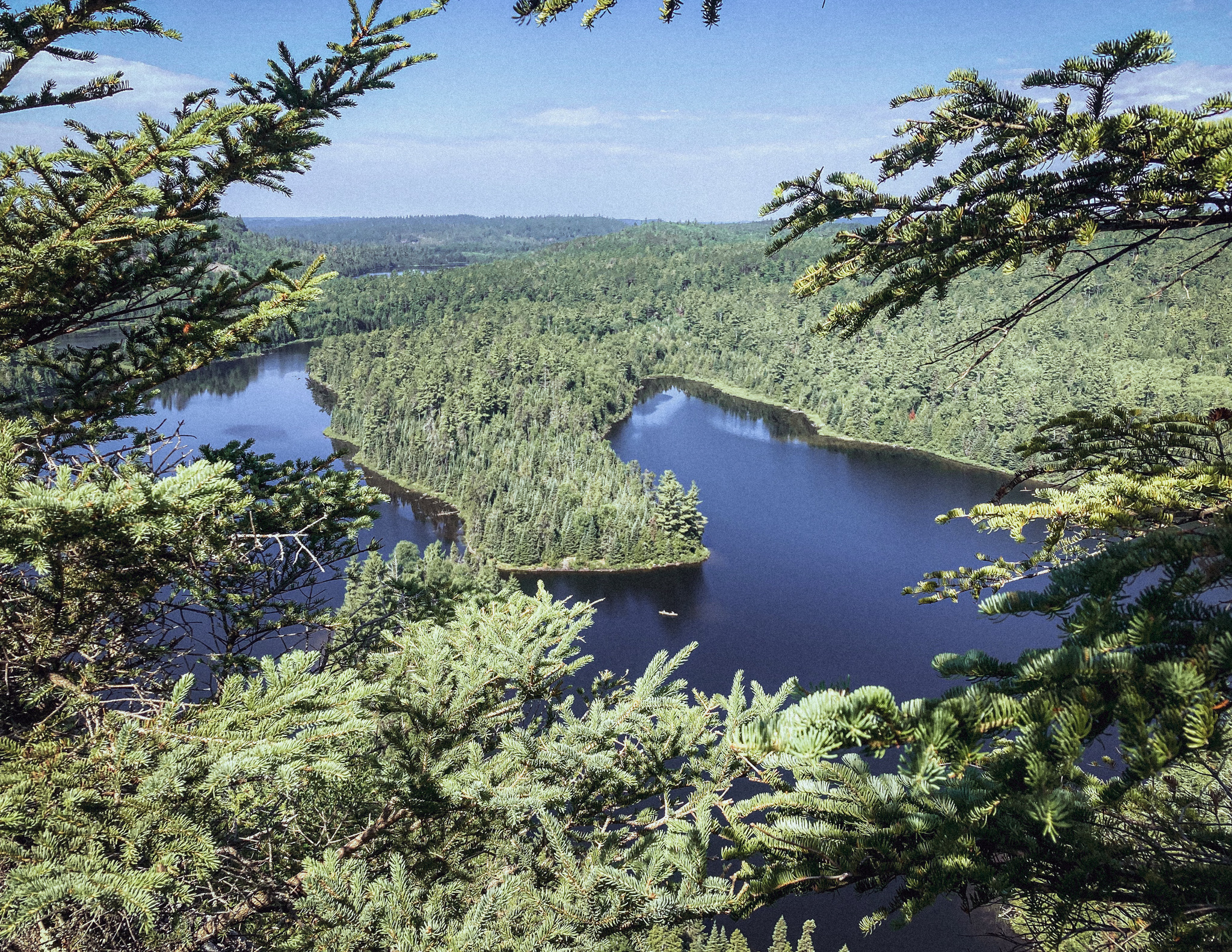 Vista from Watap Cliffs on the Border Route Trail