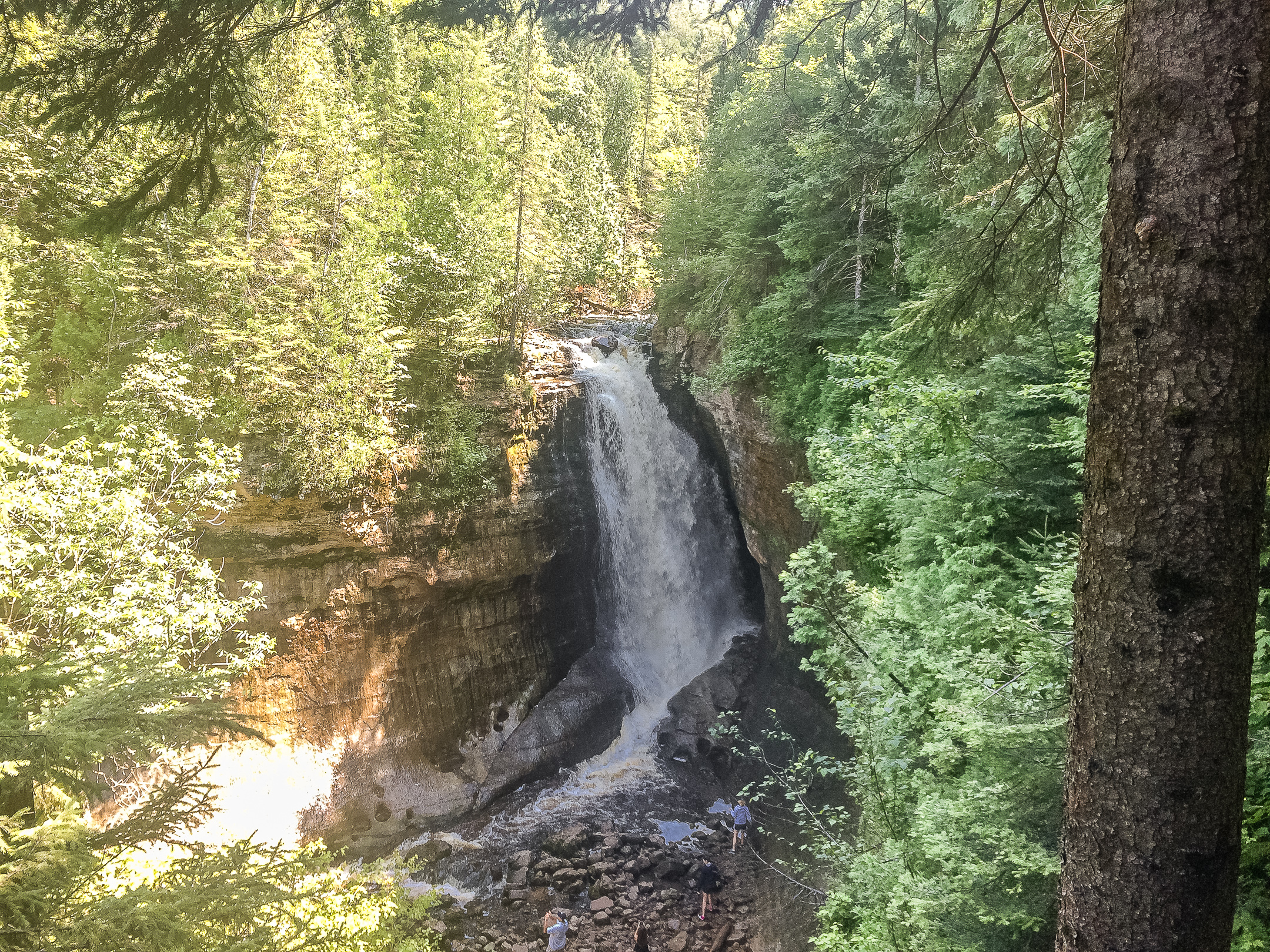 Image of Miner's Falls in the Pictured Rocks National Lakeshore