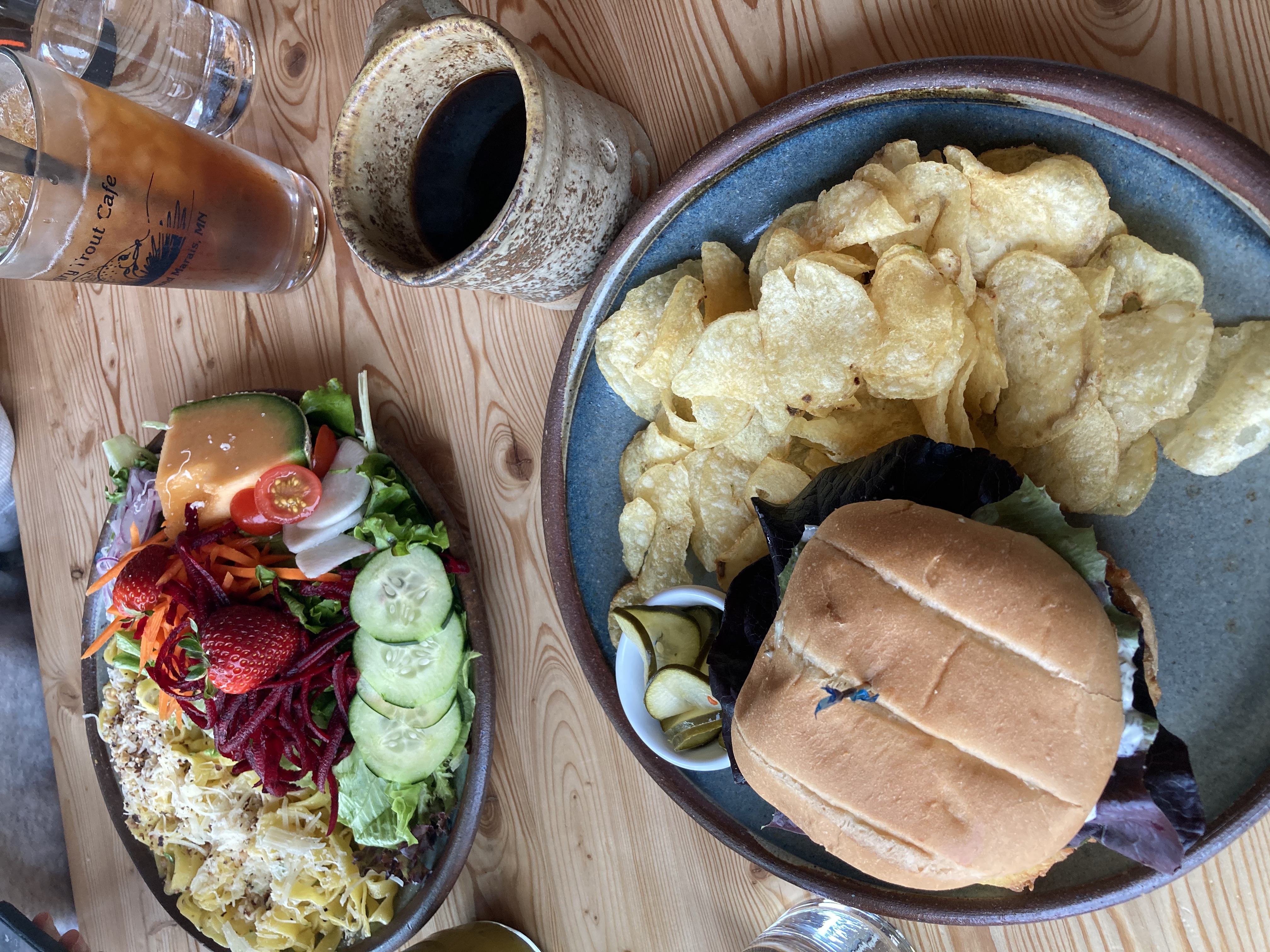 Food in Grand Marais, MN at Angry Trout Cafe