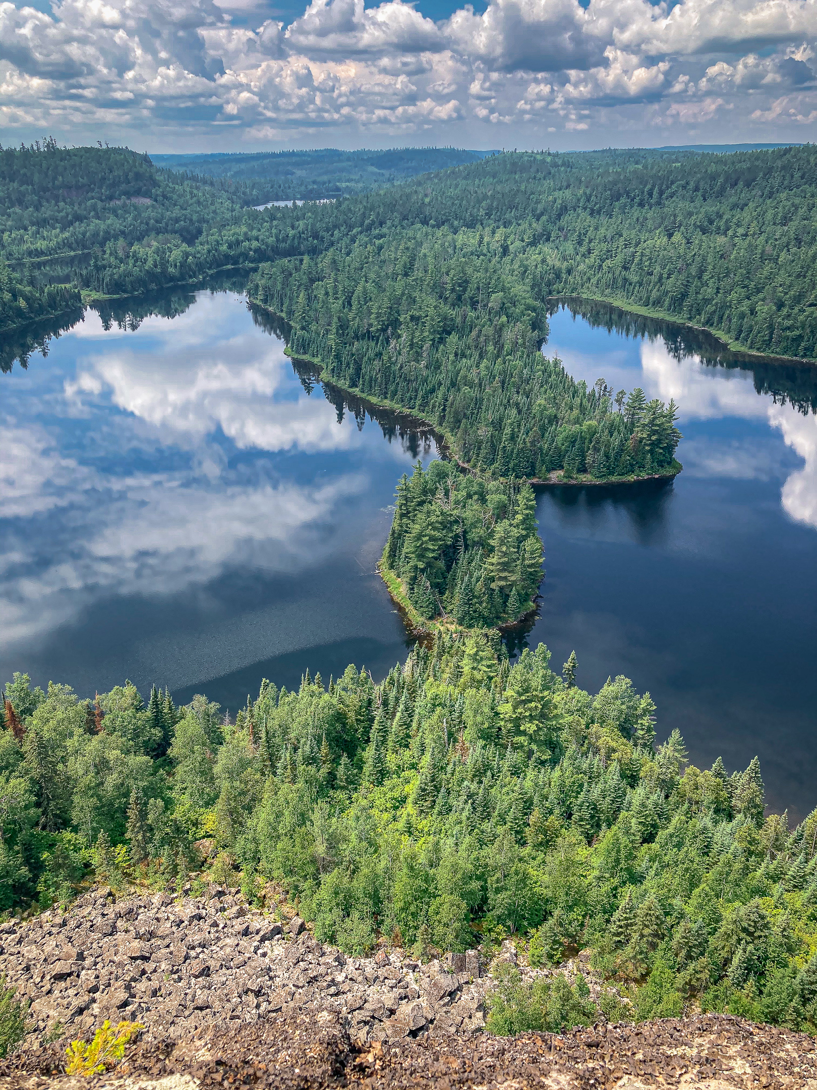 Watap Cliffs overlook BWCA MN