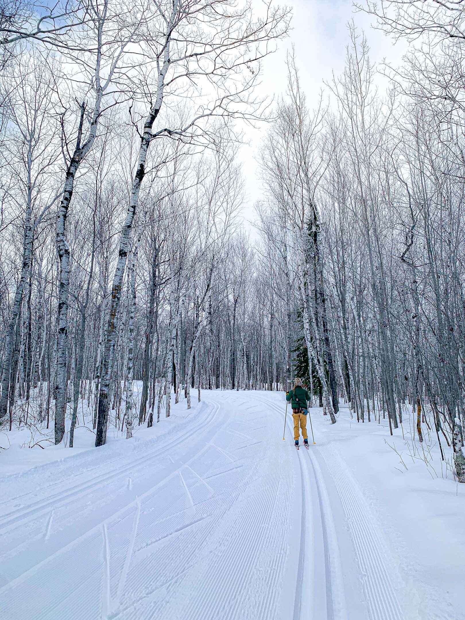 cross country skiing lester park near duluth