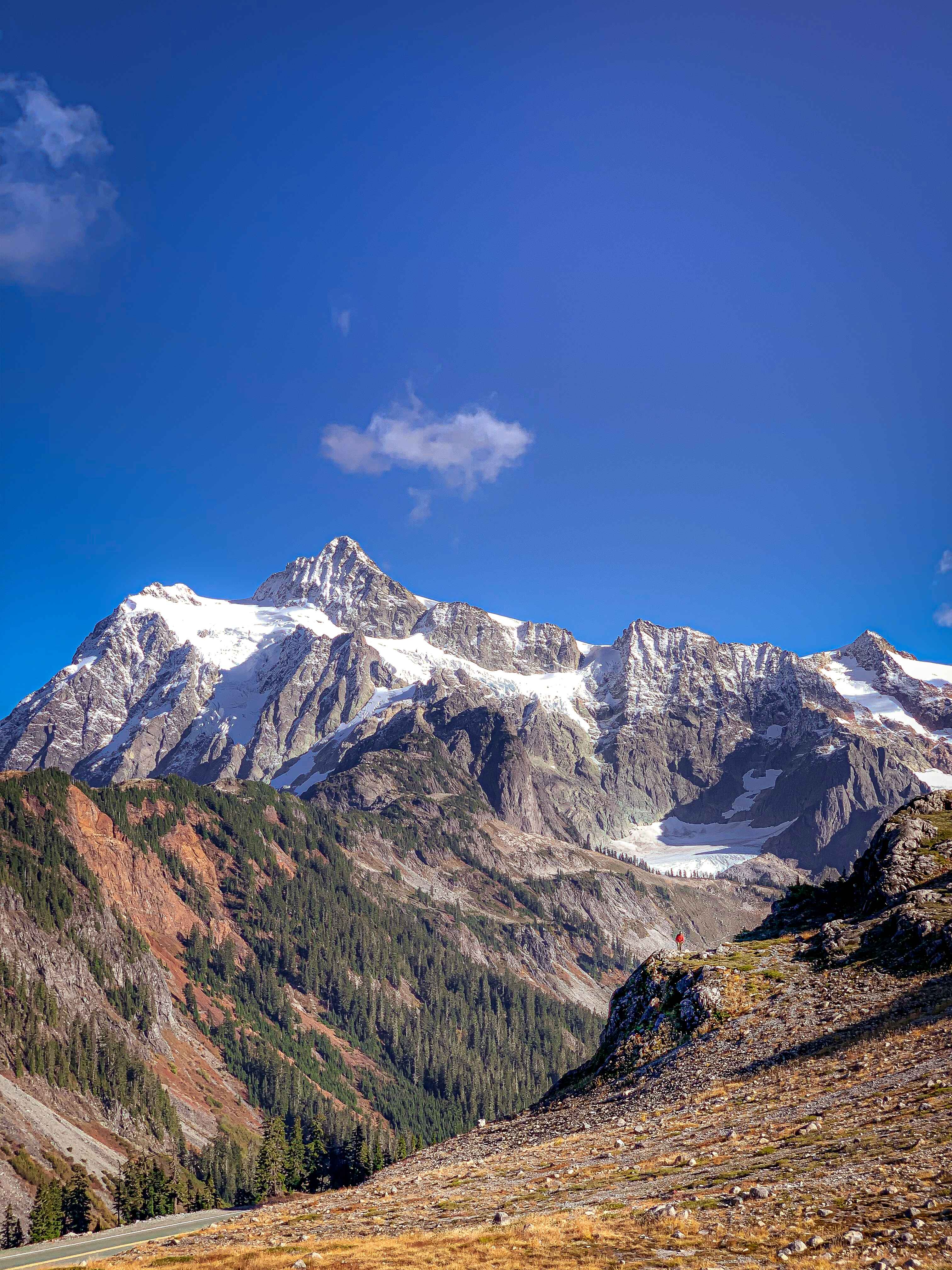 Hiking near Mount Baker, Washington