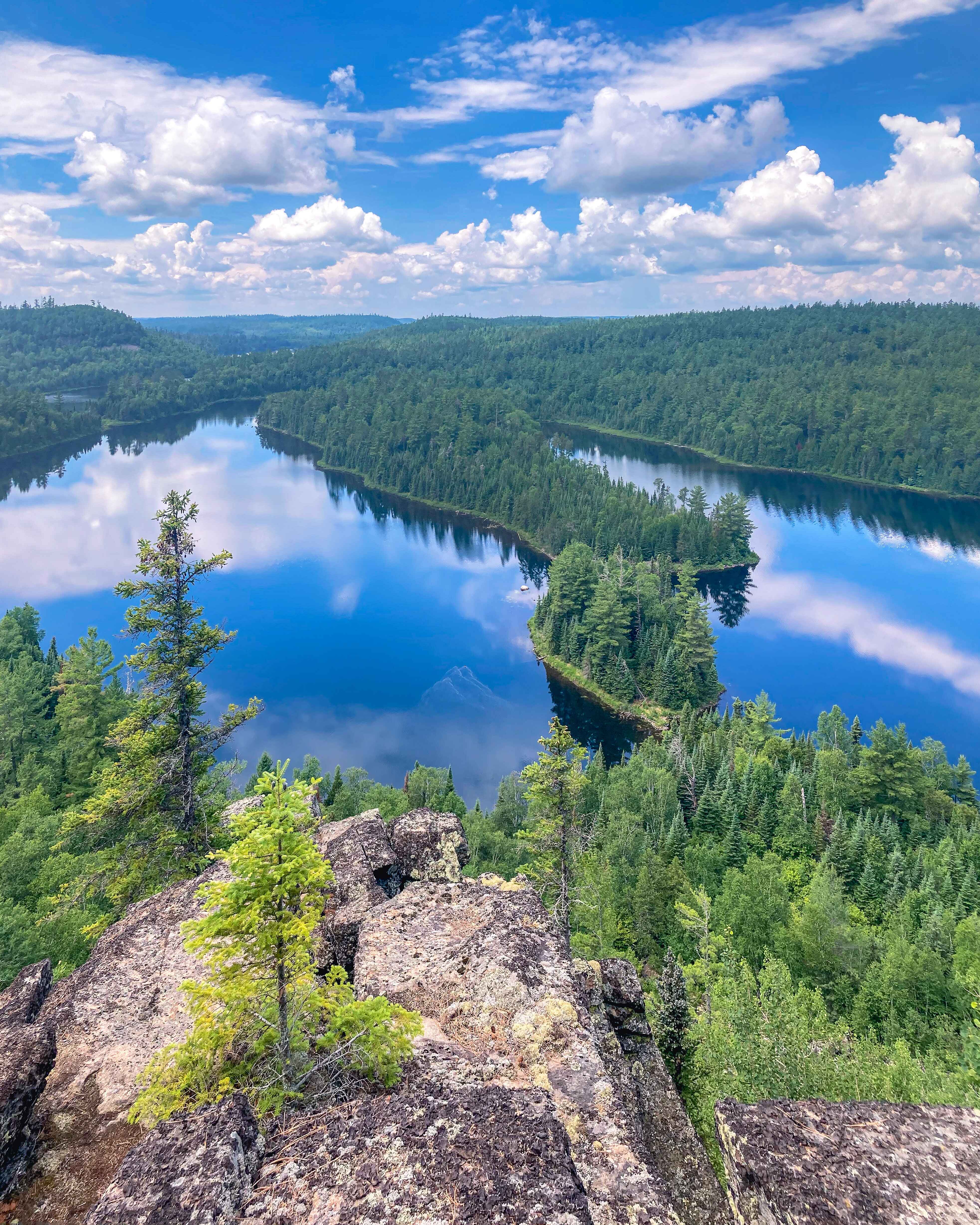 image of a hiking trail in northern minnesota