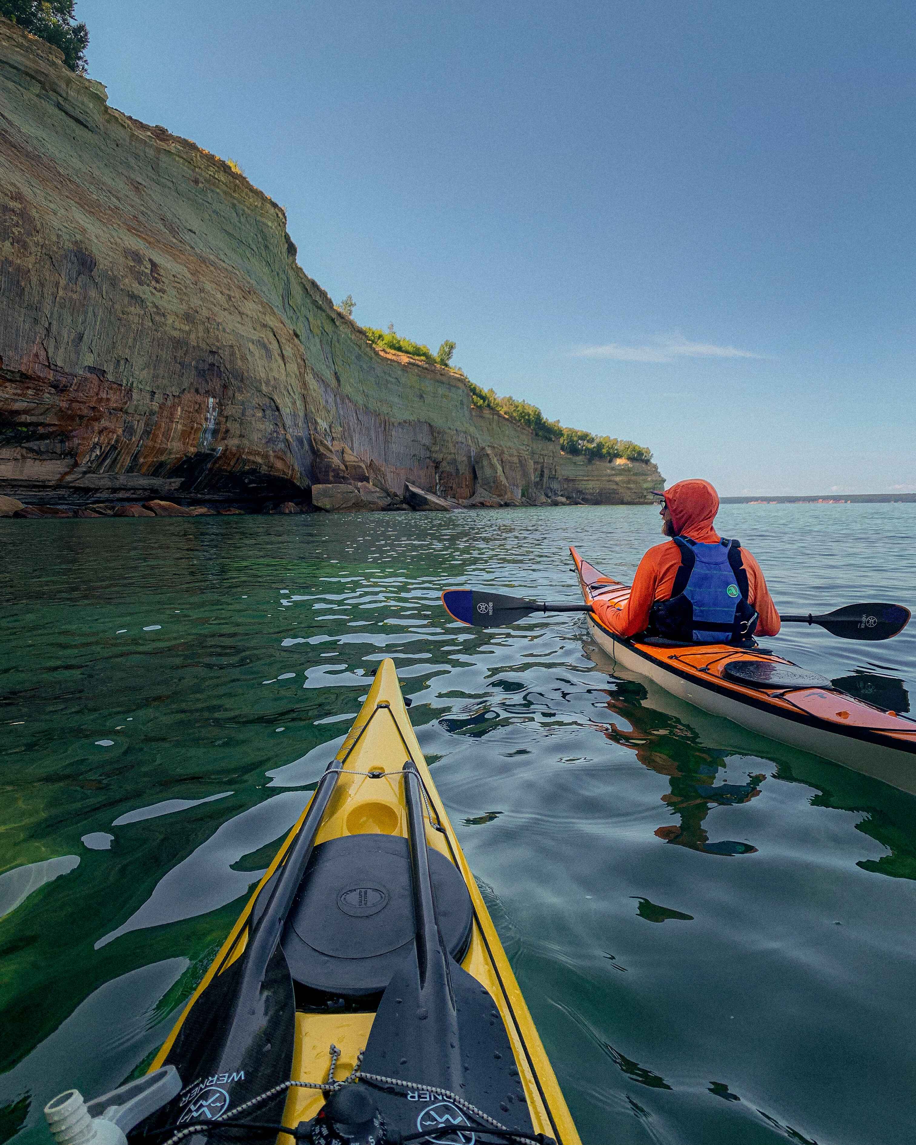 kayaking the pictured rocks