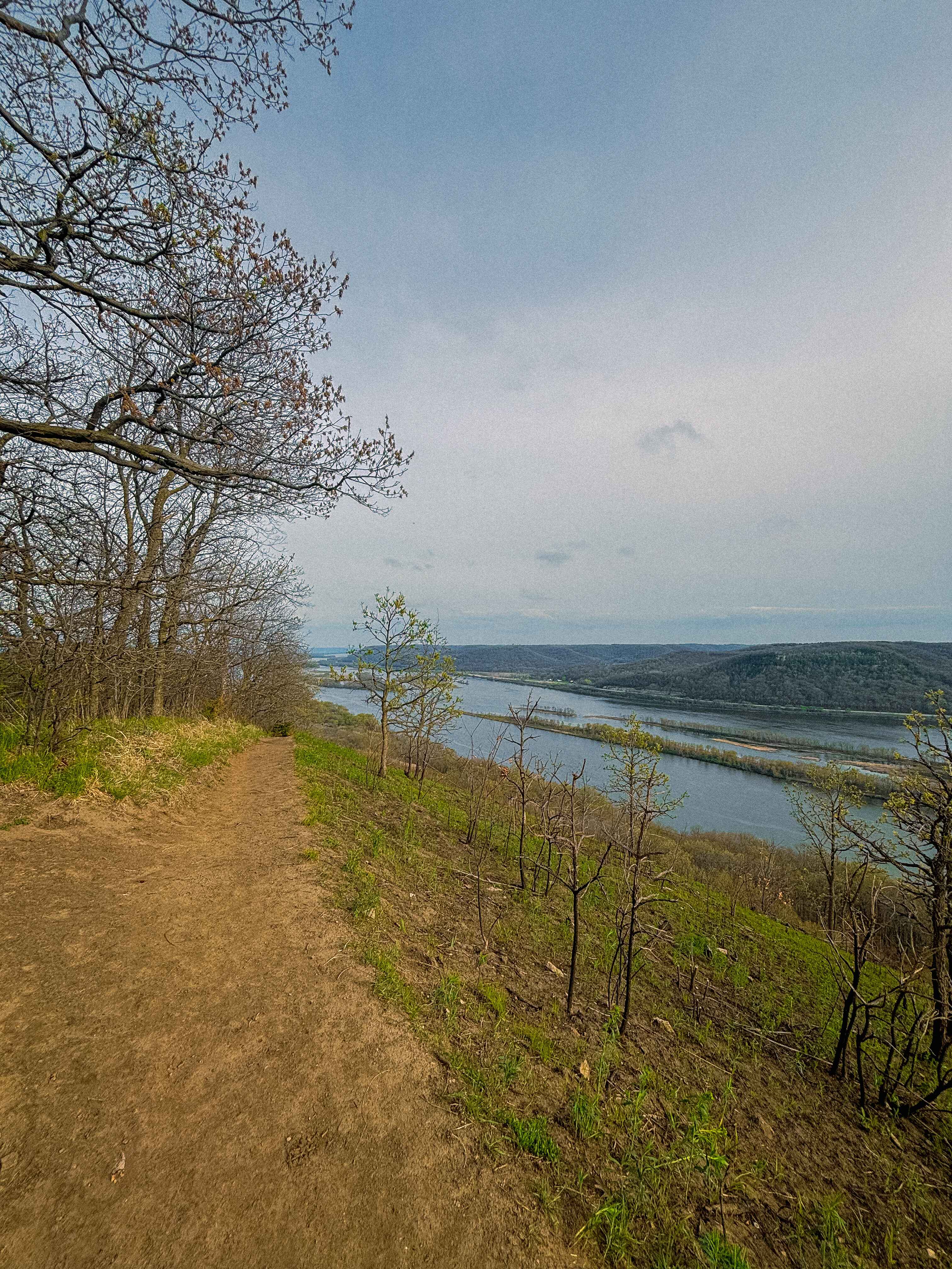 Image of Perrot State Park looking over the Mississippi