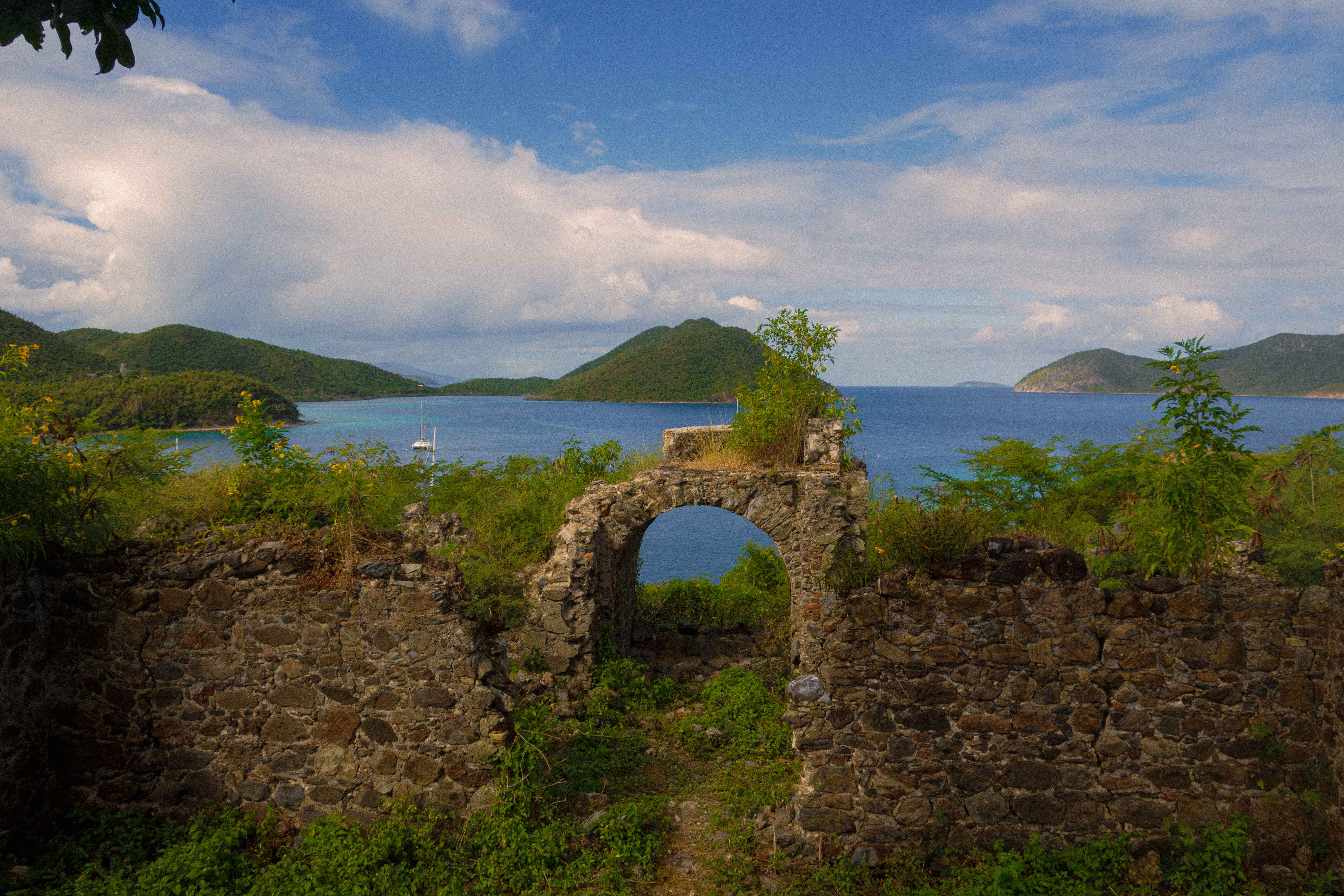 hike to Danish Gaurdhouse Ruins in Virgin Islands National Park