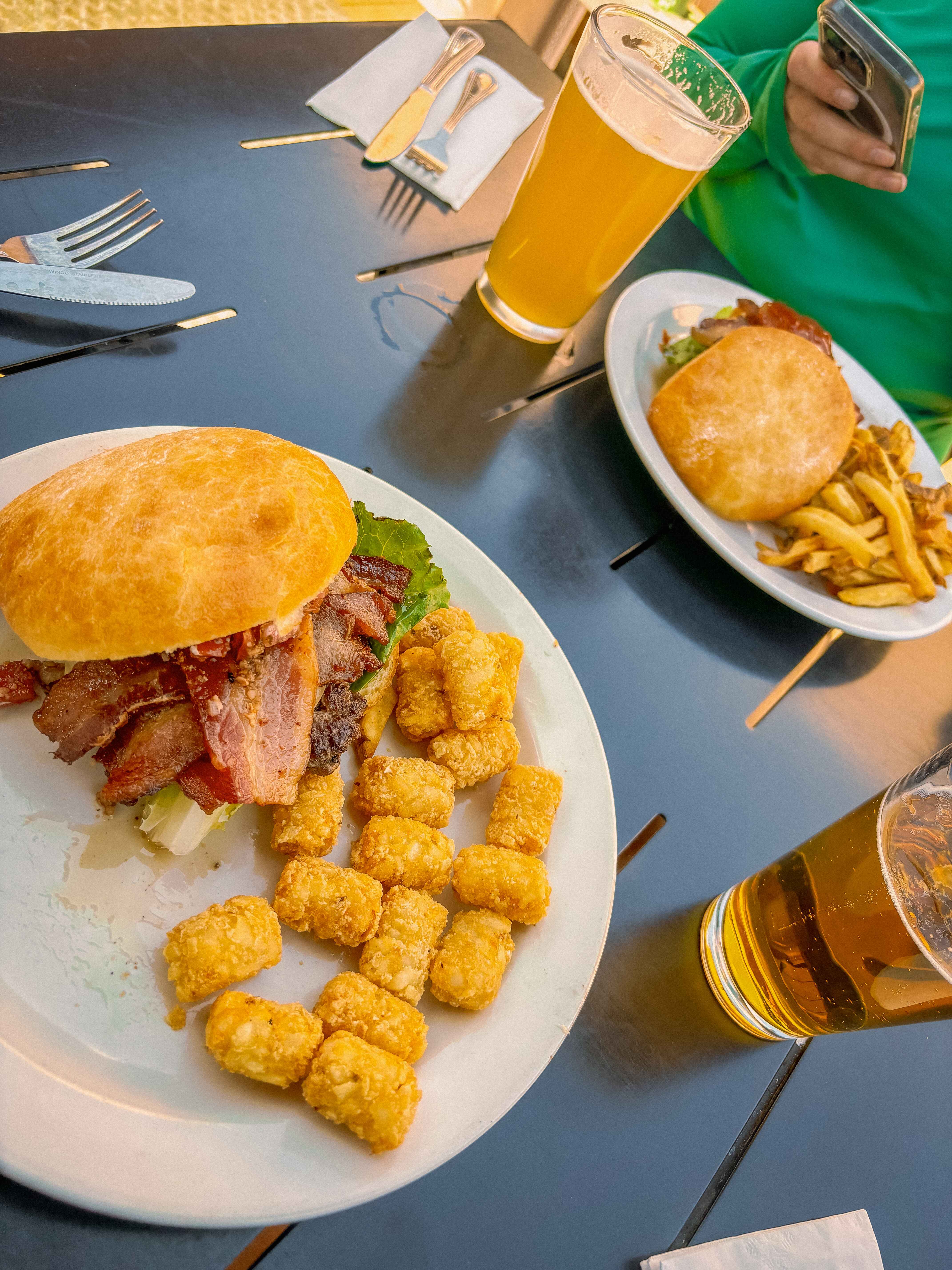 food at Trailhead in Moab