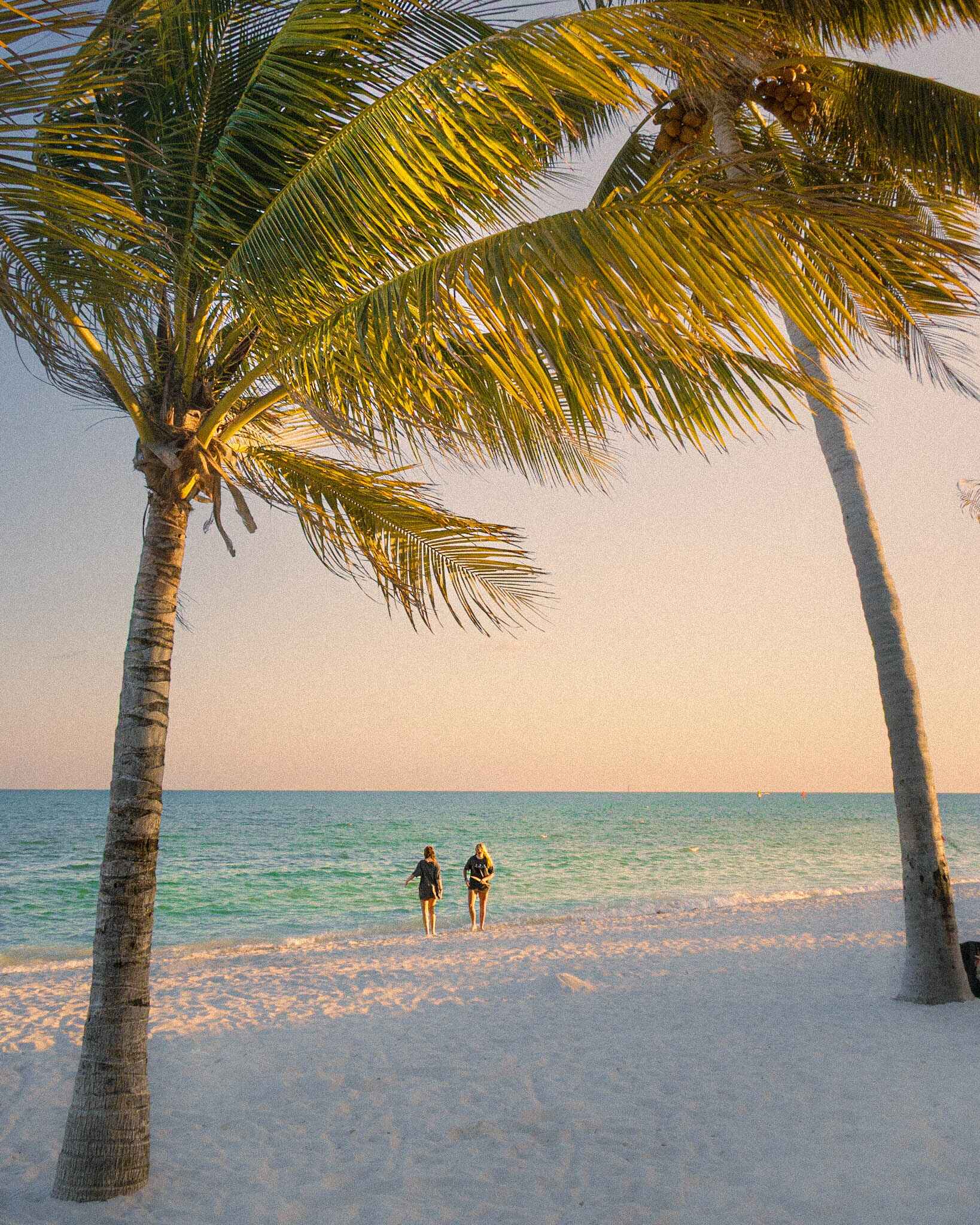 Sombrero Beach at sunset