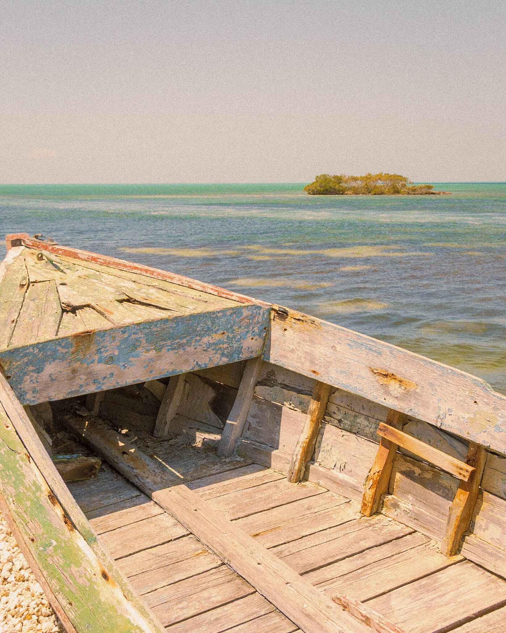 a boat in the florida keys