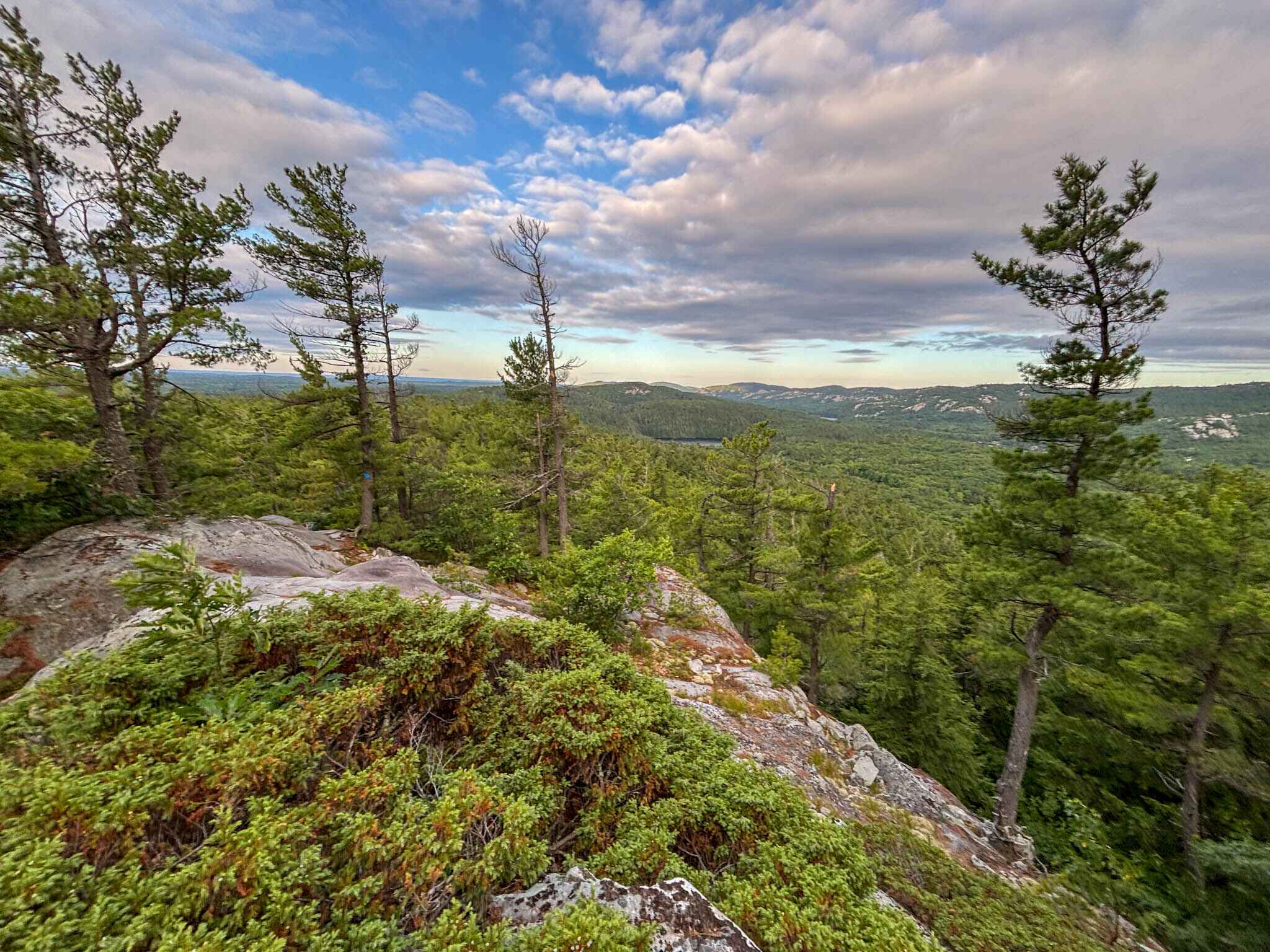 sweeping views of the La Cloche Mountains in Killarney Provincial Park, Ontario