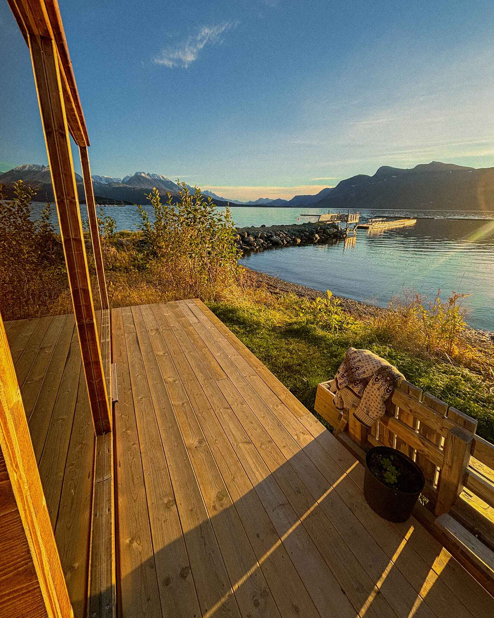 image of the outside of a sauna on the ford